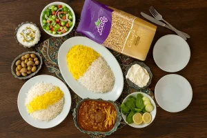 پخت قیمه ایرانی با لپه بسته بندی شده پادمهر