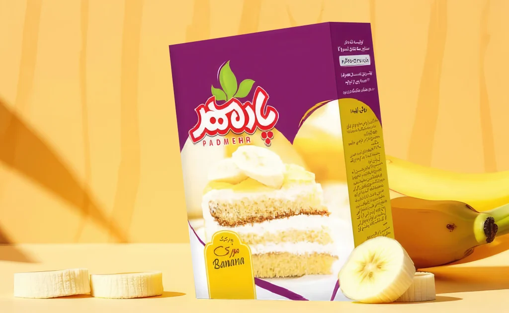 بهترین پودر کیک بازار ایران با طعم موزی