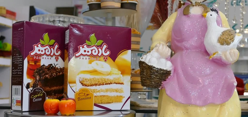 پف کردن کیک با پودر کیک آماده پادمهر